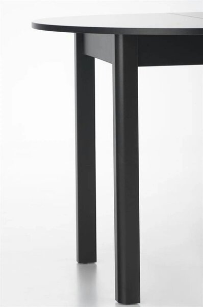 Masa extensibila RINGO, negru, PAL furniruit, 102/142x102x76 cm