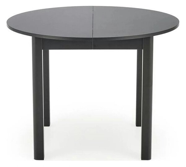 Masa extensibila RINGO, negru, PAL furniruit, 102/142x102x76 cm