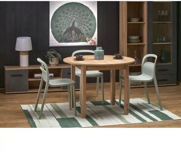 Masa extensibila RINGO, stejar craft, PAL furniruit, 102/142x102x76 cm