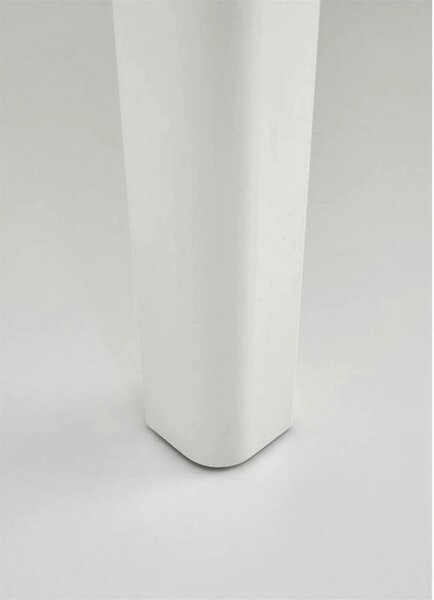 Masa bucatarie rotunda RINGO, stejar/alb, PAL furniruit, 102/142x102x7