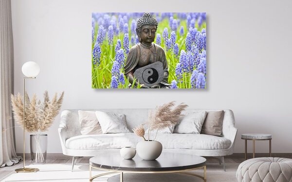 Tablou yin și yang Budha