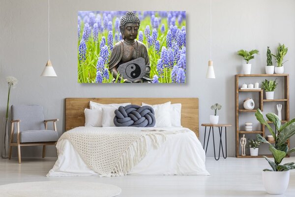 Tablou yin și yang Budha