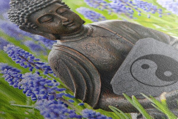 Tablou yin și yang Budha