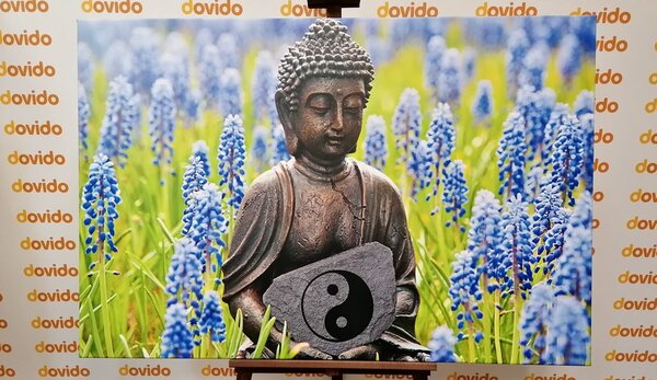 Tablou yin și yang Budha