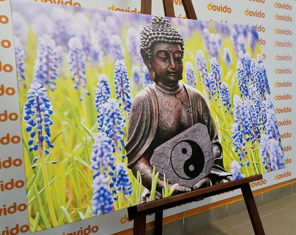Tablou yin și yang Budha