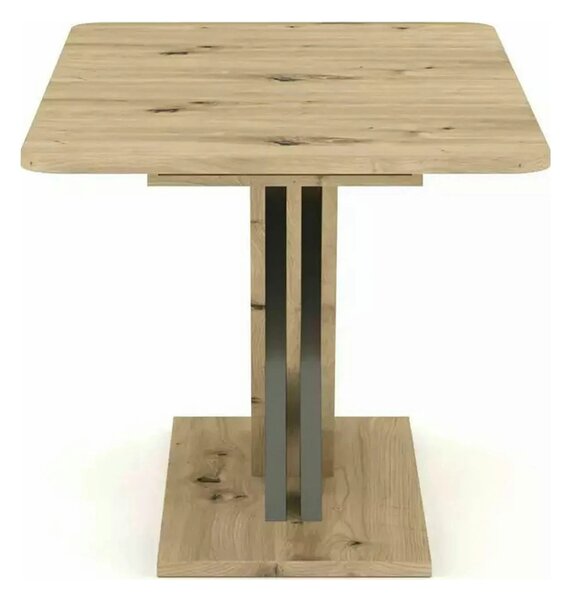 Masa extensibila EXEL, stejar artisan/gri antracit, PAL laminat, 140/1