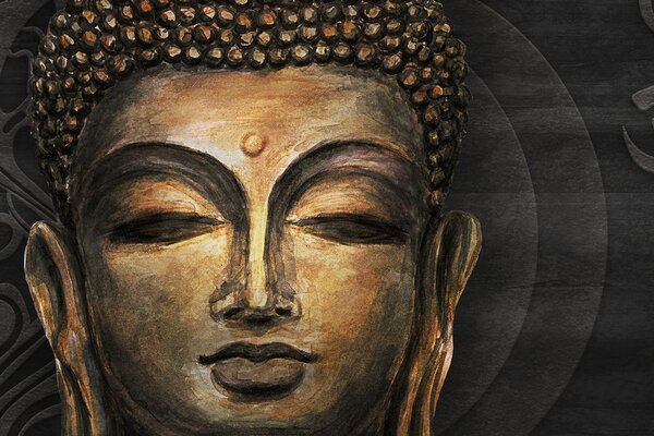 Tablou fața lui Buddha