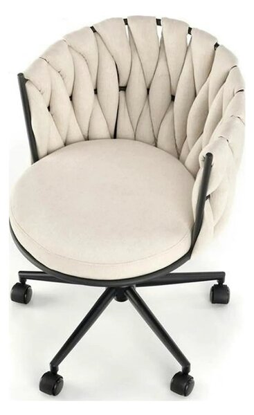 Scaun TALON, bej deschis, stofa, 55x60x75 cm