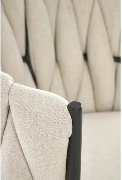 Scaun TALON, bej deschis, stofa, 55x60x75 cm