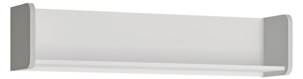 Polita ALBI, alb, PAL laminat, 118x24x26 cm