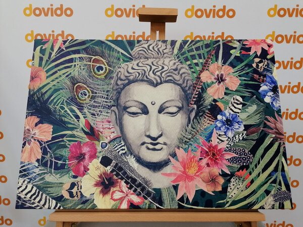 Tablou Budha pe un fundal exotic