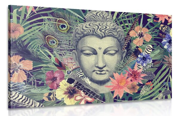 Tablou Budha pe un fundal exotic