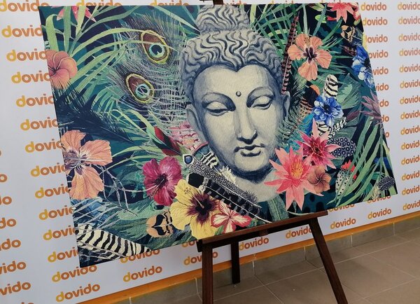 Tablou Budha pe un fundal exotic