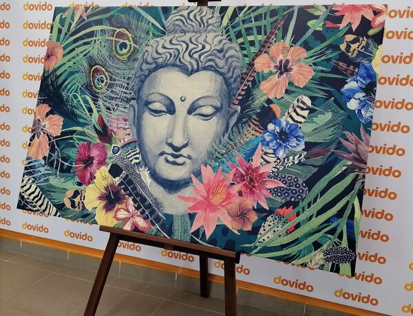 Tablou Budha pe un fundal exotic