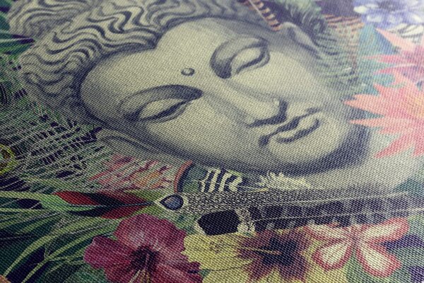 Tablou Budha pe un fundal exotic