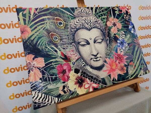 Tablou Budha pe un fundal exotic