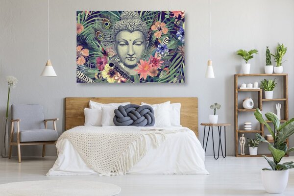 Tablou Budha pe un fundal exotic
