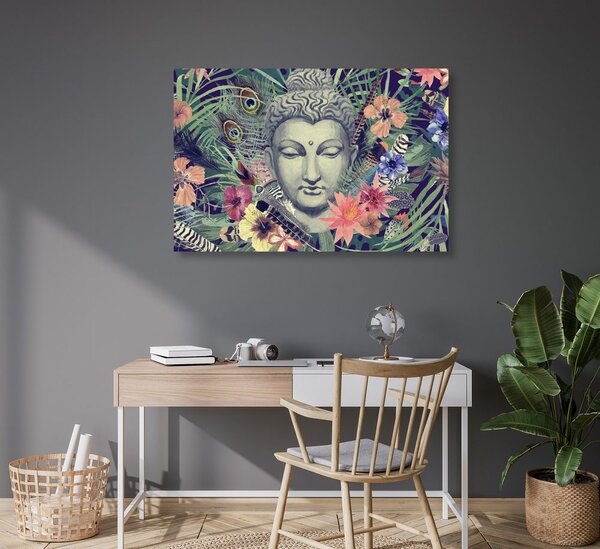 Tablou Budha pe un fundal exotic