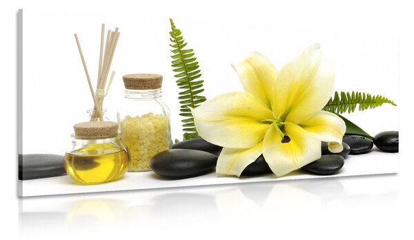 Tablou crinul și wellness natura moartă