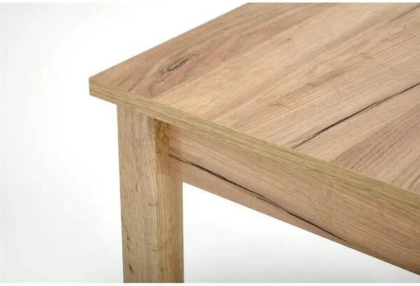 Masa extensibila GINO, stejar, PAL furniruit, 100/135x60x75 cm