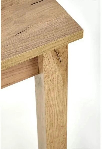 Masa extensibila GINO, stejar, PAL furniruit, 100/135x60x75 cm