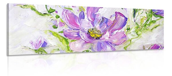 Tablou florile pictate în design de vară