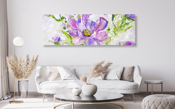 Tablou florile pictate în design de vară