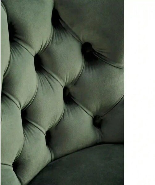 Scaun bar H117, verde/negru, stofa catifelata/otel, 47x52x96/118 cm