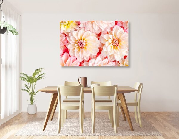 Tablou flori delicate de dalia