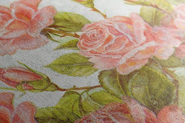 Tablou buchetul de trandafiri vintage