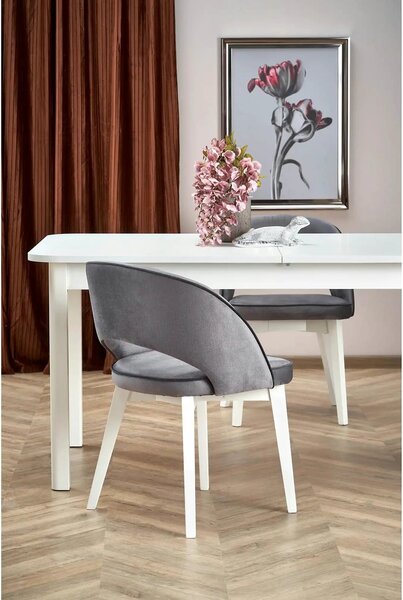 Masa extensibila FLORIAN, alb, 160/228x90x78 cm