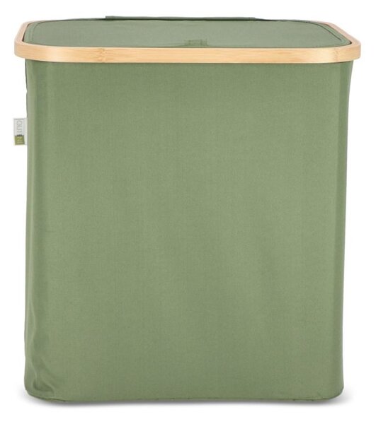 Cos pentru rufe NOLVIO 50 L, verde