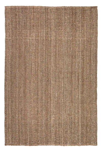 Covor decorativ, 230 x 160 cm, iuta, tesatura plata, Bej
