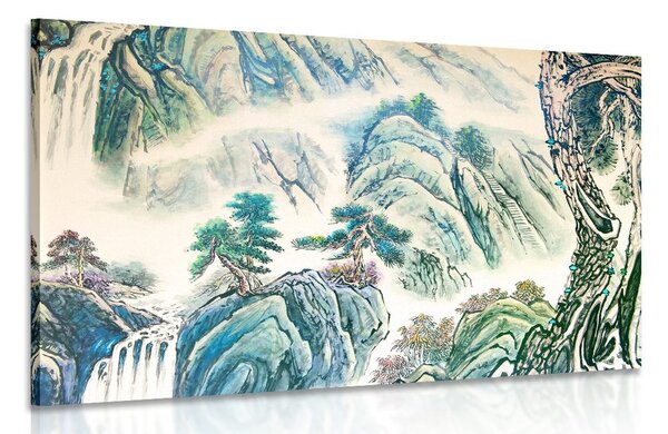Tablou pictura peisagistică chineză