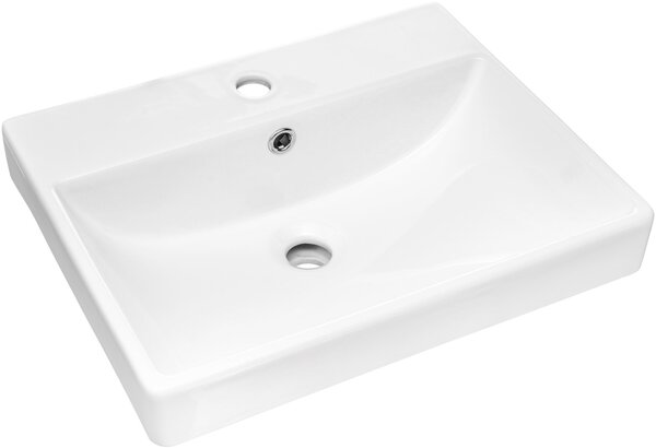 Comad Rita lavoar 50x40 cm dreptunghiular mobilier alb luciu UN-RITA-GW-50