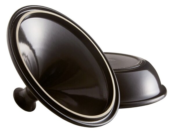 Vas tajine din ceramică Emile Henry Flame, ⌀ 32 cm, negru