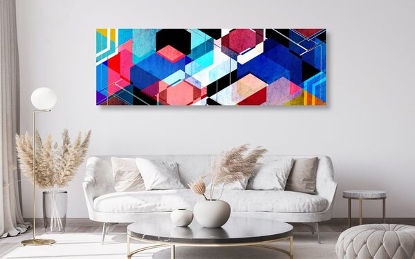 Tablou geometrie abstractă