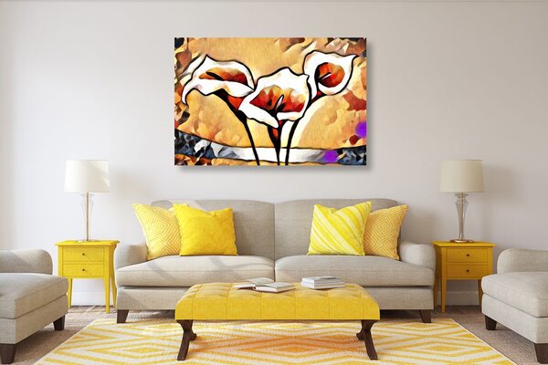 Tablou cala lily etno artistic
