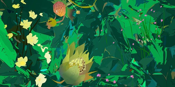 Tablou secretul junglei