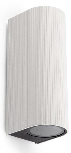 FARO 70328 - Aplică de perete pentru exterior ESTELA 2xGU10/5W/230V IP65 albă