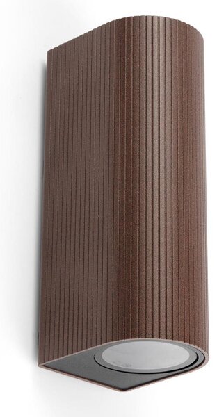 FARO 70329 - Aplică de exterior ESTELA 2xGU10/5W/230V IP65 maro