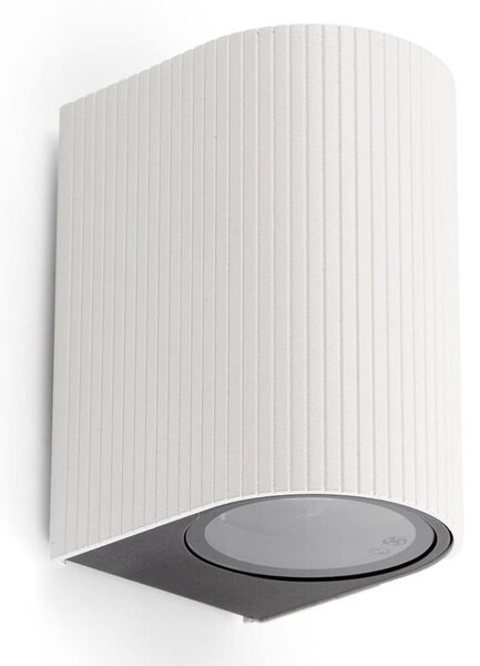 FARO 70323 - Aplică de perete pentru exterior ESTELA 1xGU10/5W/230V IP65, albă