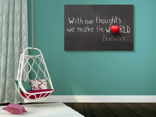Tablou citatul lui Budha