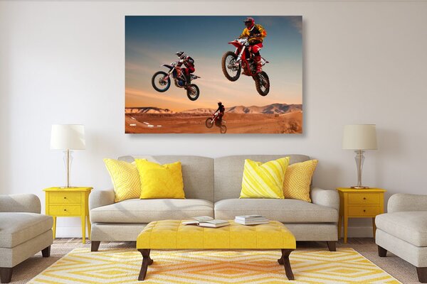 Tablou pentru motocicliști