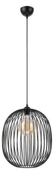 Lustră suspendată pe cablu DESTELLO, 1xE27/15W/230V, diam. 32 cm, negru