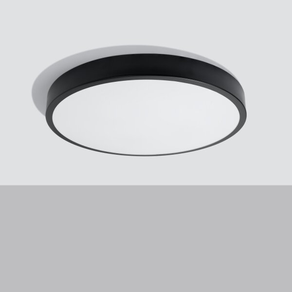 Sollux SL.1248 - Plafonieră LED ONYX, 48 W, 230 V, diametru 60 cm, negru