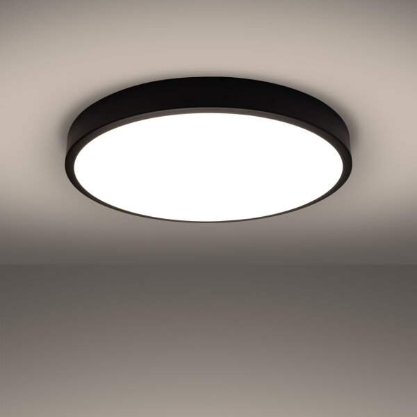 Sollux SL.1248 - Plafonieră LED ONYX, 48 W, 230 V, diametru 60 cm, negru