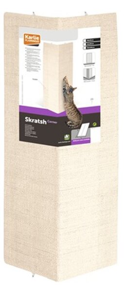 Placa de zgariat pentru pisici Karlie, 28 x 52 cm, sisal, Bej