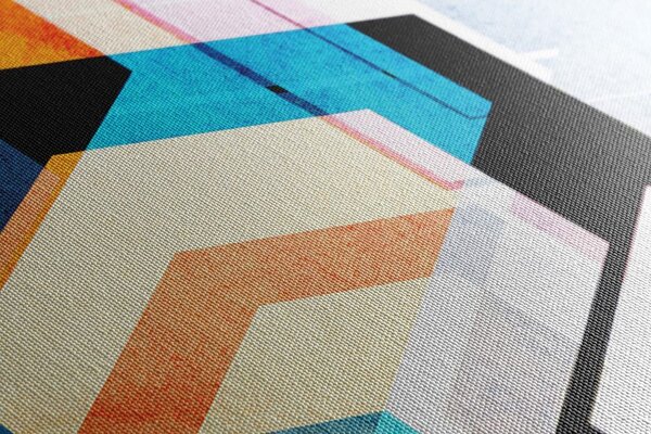 Tablou geometrie futuristă
