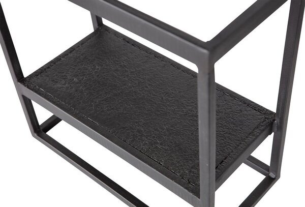 Raft metalic CASTO 40x40 cm, negru